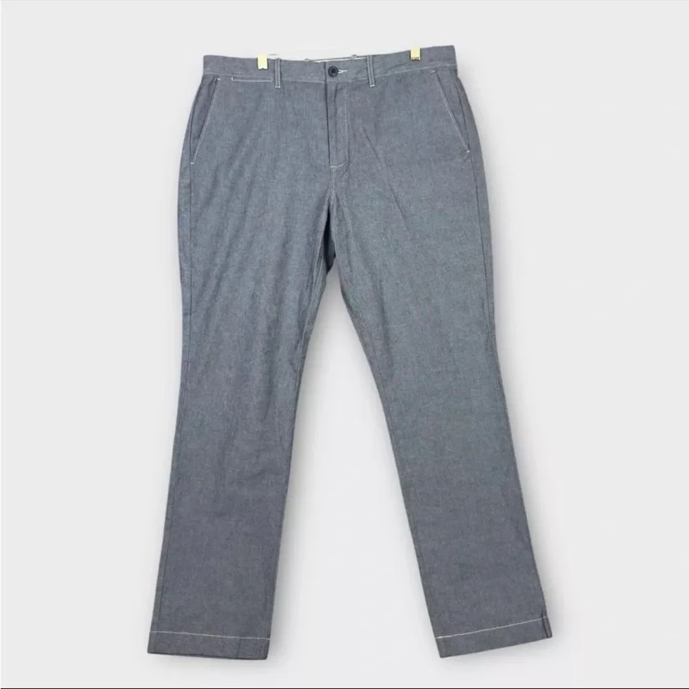 NEW J. Crew 770 Straight Stretch Chino Pants Grey Mens Size 34 x 32 WX0339 City